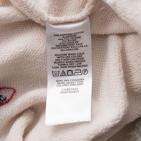 Lou & Grey Fruity Cozy Cotton Terry Sweatshirt Size XS - Picture 13 of 13